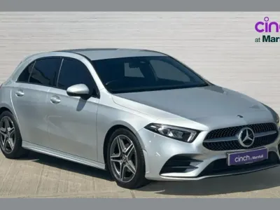 Used Mercedes A200 AMG line 150 HP (110 kW) 2019 Silver Hatchback