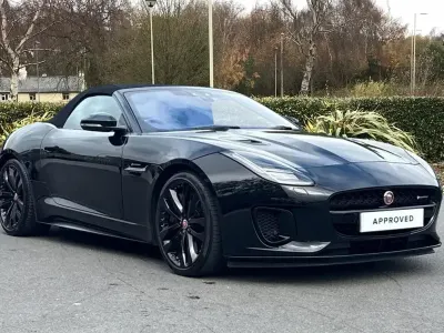 Used Jaguar F-Type R-Dynamic 375 HP (275 kW) 2019 Black Cabriolet