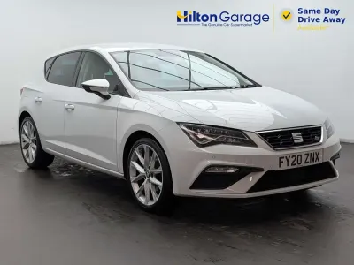 Used Seat Leon FR 130 HP (95 kW) 2020 White Hatchback