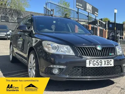 Begagnad Skoda Octavia vRS 200 HK (147 kW) 2009 Svart Kombi