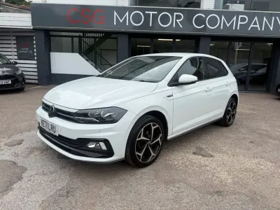 Used VW Polo R-line 95 HP (69 kW) 2021 White Hatchback