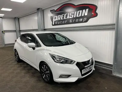 Used Nissan Micra N-Connecta 90 HP (66 kW) 2017 White Hatchback