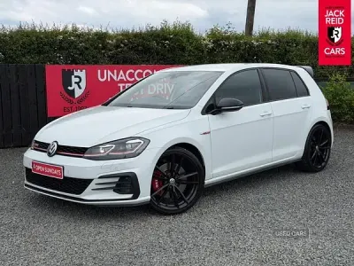 Used VW Golf VII GTI 245 HP (180 kW) 2019 White Hatchback
