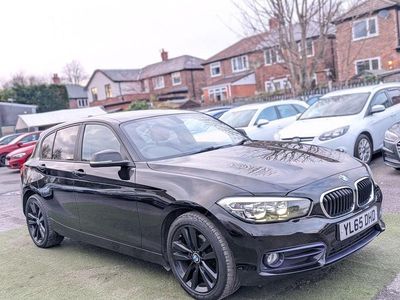 Used BMW 116 Sport Line 2016 Black Hatchback