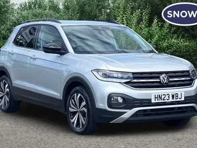 Used VW T-Cross Black Edition 110 HP (80 kW) 2023 Silver SUV