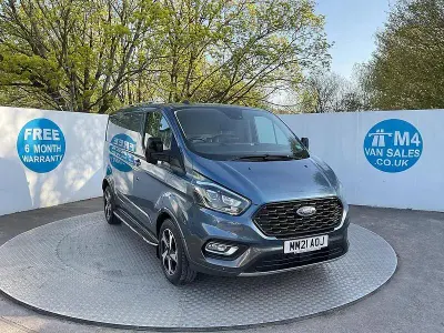 Used Ford Transit Custom Active 170 HP (125 kW) 2021 Blue Van