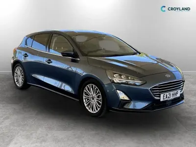 Gebraucht Ford Focus Titanium X 2021 Blau Kleinwagen