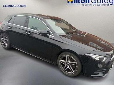 Used Mercedes A200 AMG Line Premium 150 HP (110 kW) 2019 Black Hatchback
