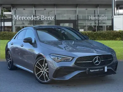 Begagnad Mercedes CLA180 AMG Line Premium 134 HK (98 kW) 2025 Grå Sedan