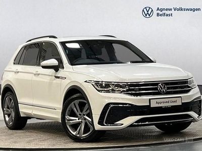 White Used 2023 VW Tiguan R-line Edition SUV | £25,990 (A bit pricey)