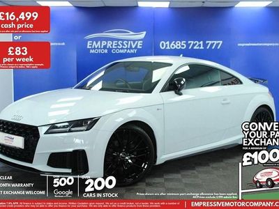 Used Audi TT Black Edition 197 HP (144 kW) 2019 White Coupe