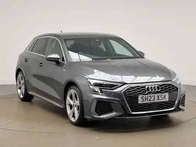 Used Audi A3 S-Line 110 HP (80 kW) 2023 Grey Sedan