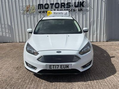 Used Ford Focus Zetec 2017 White Hatchback