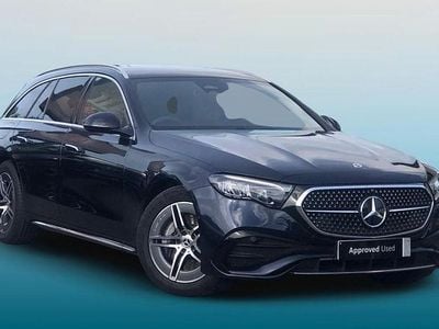 Blue Used 2025 Mercedes E220 AMG line Estate | £46,495