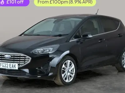 Used Ford Fiesta Titanium 101 HP (74 kW) 2022 Black Hatchback