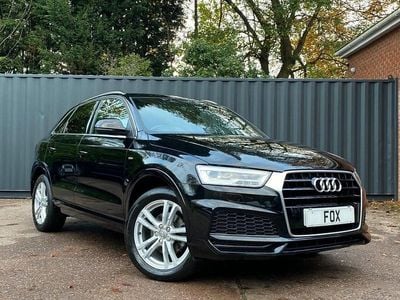 Begagnad Audi Q3 S-Line 150 HK (110 kW) 2017 Svart SUV
