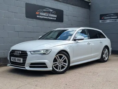 Used Audi A6 S-Line 190 HP (139 kW) 2016 White Estate