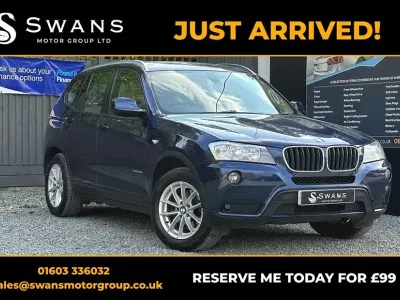 Begagnad BMW X3 184 HK (135 kW) 2013 Blå SUV