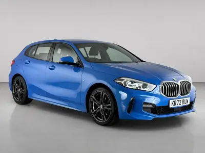 Used BMW 118 M Sport 136 HP (100 kW) 2023 Blue Hatchback