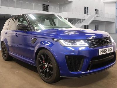 Used Land Rover Range Rover Sport SVR 575 HP (422 kW) 2018 Blue SUV