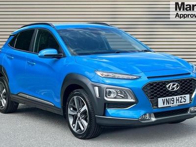 Blue Used 2019 Hyundai Kona Premium SUV | £12,370 (Fair price)