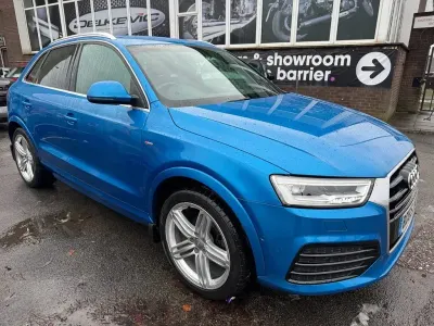 Used Audi Q3 S-line plus 184 HP (135 kW) 2015 Blue SUV