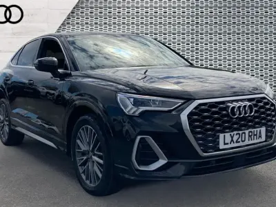Used Audi Q3 S-Line 150 HP (110 kW) 2020 Black SUV
