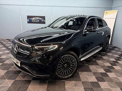Used Mercedes EQC400 AMG line 300 kW (408 HP) 2022 Black SUV