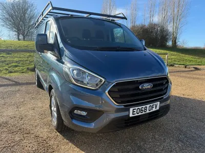 Used Ford Transit Custom Limited 130 HP (95 kW) 2018 Blue Van