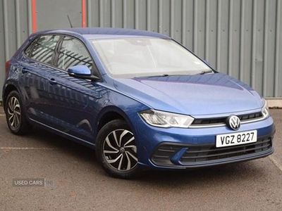 Blue Used 2022 VW Polo Life Hatchback | £16,495 (Fair price)