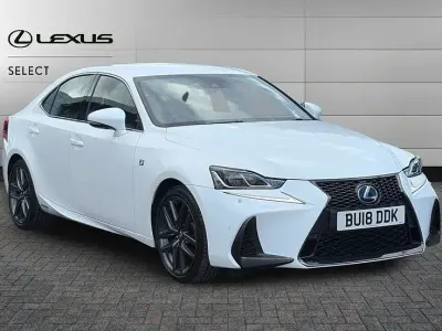 Used Lexus IS300h Sport Line 220 HP (161 kW) 2018 White Sedan