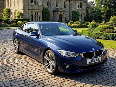Used BMW 420 Sport Line 190 HP (139 kW) 2016 Blue Coupe