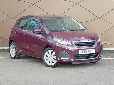 Used Peugeot 108 Active 68 HP (50 kW) 2015 Purple Hatchback