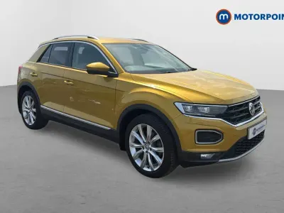 Used VW T-Roc SEL 2018 Yellow SUV