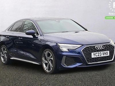 Blue Used 2023 Audi A3 S-Line Sedan | £21,099 (Fair price)