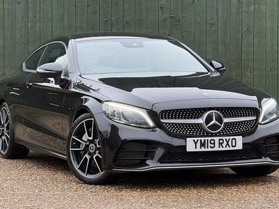 Black Used 2019 Mercedes C300 AMG Line Premium Coupe | £18,250 (Fair price)