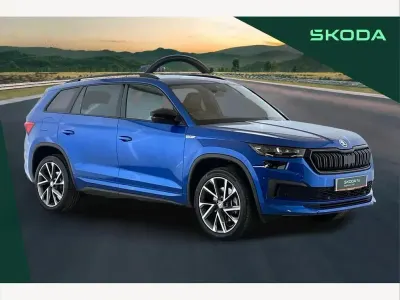 Used Skoda Kodiaq SportLine 190 HP (139 kW) 2023 Race blue SUV