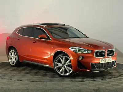 Used BMW X2 M Sport 190 HP (139 kW) 2018 Orange SUV