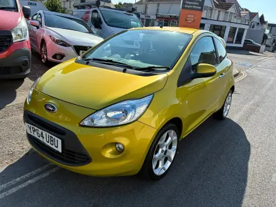 Used Ford Ka Titanium 69 HP (50 kW) 2014 Yellow Hatchback