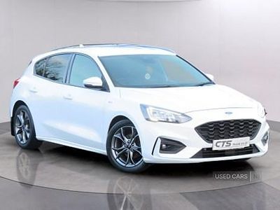 White Used 2020 Ford Focus ST-Line Hatchback | £10,475 (Fair price)
