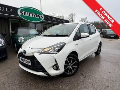 White Used 2018 Toyota Yaris Hybrid Hatchback | £11,895 (Good price)