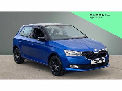 Used Skoda Fabia Colour Edition 95 HP (69 kW) 2020 Blue Hatchback
