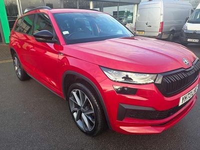 Used Skoda Kodiaq SportLine 110 HP (80 kW) 2023 Velvet red SUV