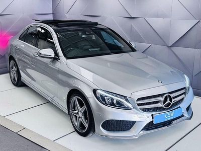 Begagnad Mercedes C250 AMG line 204 HK (150 kW) 2016 Silver Sedan