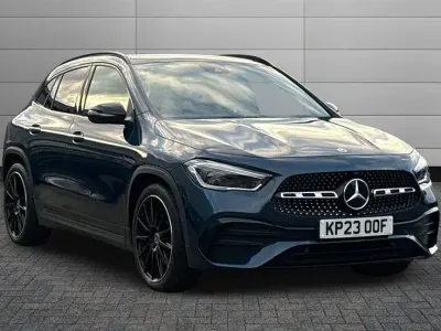 Used Mercedes GLA200 AMG Line Premium Plus 163 HP (119 kW) 2023 Blue SUV
