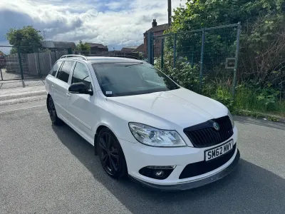 Used Skoda Octavia vRS 2012 White Estate