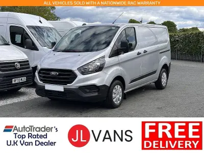 Used Ford Transit Custom 105 HP (77 kW) 2022 Silver Van