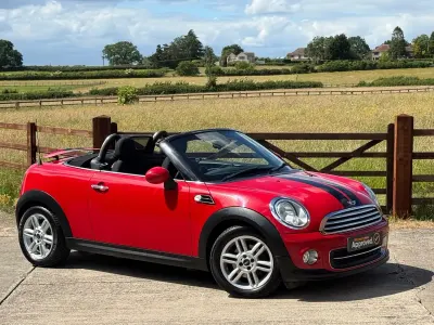 Used Mini Cooper Roadster 2015 Red Cabriolet