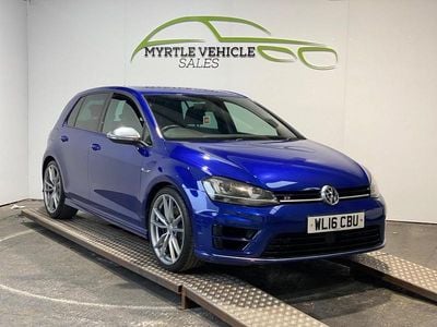 Used VW Golf VII R 2016 Blue Hatchback