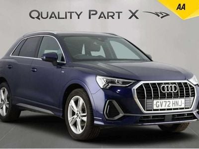 Begagnad Audi Q3 S-Line 150 HK (110 kW) 2022 Blå SUV